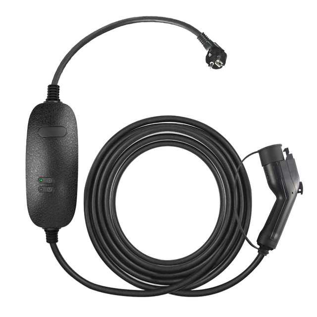 Портативное зарядное устройство для электромобилей SAE J1772 Mode2-Type1 Разъемы для зарядки электромобилей переменного тока 32A 250V