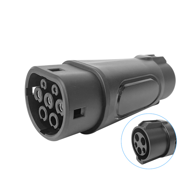 Адаптер разъема Type1 к Type2 EV 32A 250V для электромобиля